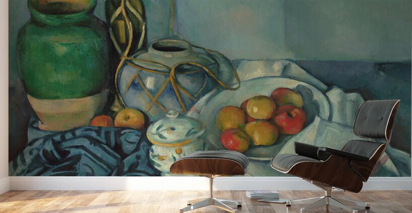 QCL 1015 – Still Life with Apples by Paul Cezan Wall Murals