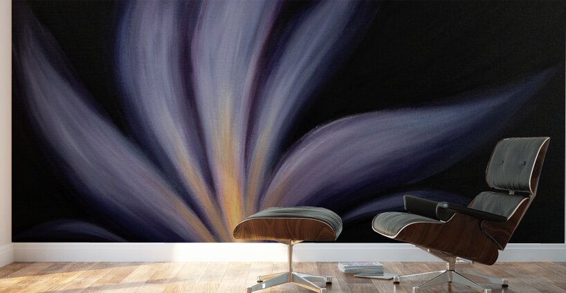 Moon Lily  Jewel in the Heart Wall Murals