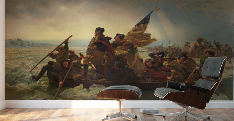 QCL 1072 – George Washington Crossing the Delew Wall Murals
