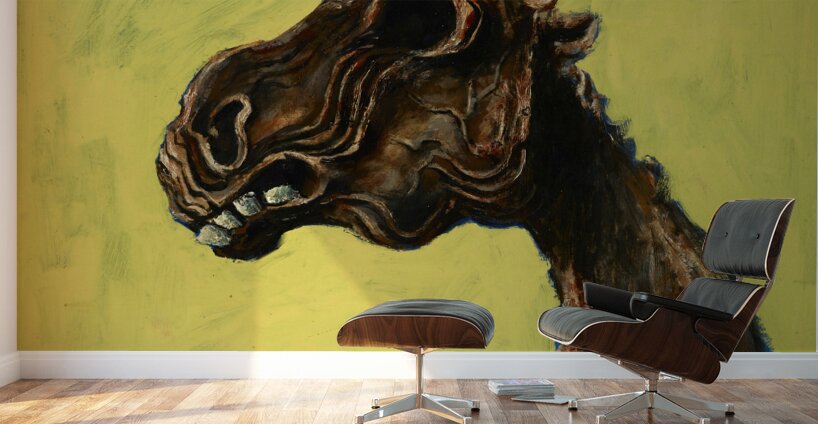 QCL 1067 – Apocalyptic horse by Albert Tucker.j Wall Murals