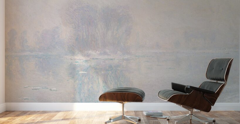 QCL 1146 – Ice Floes by Claude Monet Wall Murals