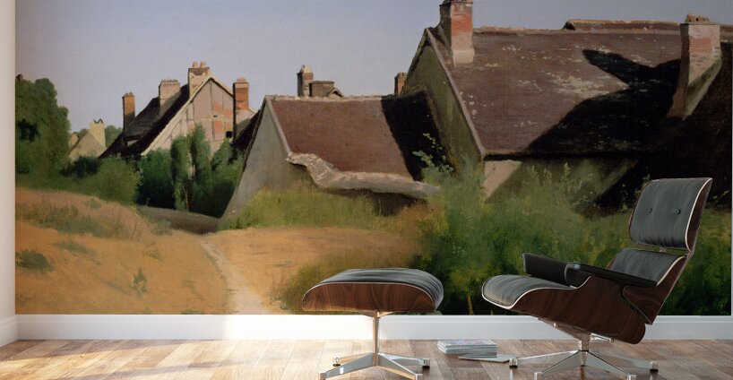 QCL 1097 – Houses near Orleans Maisons aux Envi Wall Murals