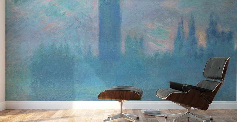 QCL 1175 – Houses of Parliament Effect of Fog b Wall Murals