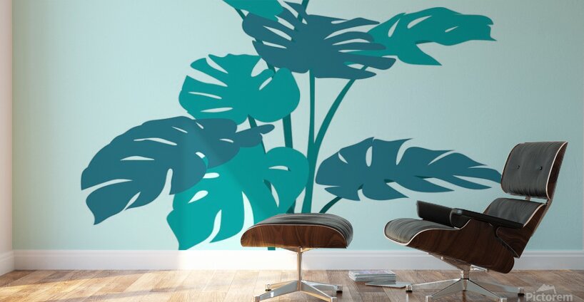 plant foliage monstera leaves nature houseplant c Wall Murals
