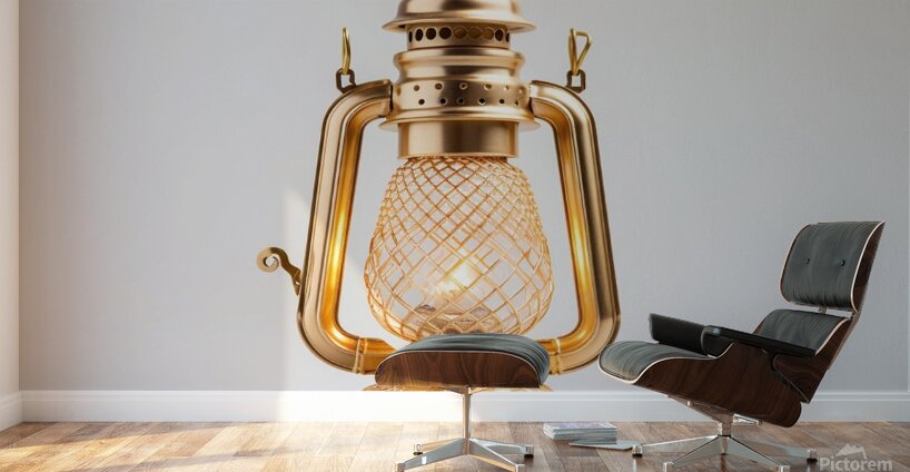 lantern vintage light lamp old fashioned antique Wall Murals