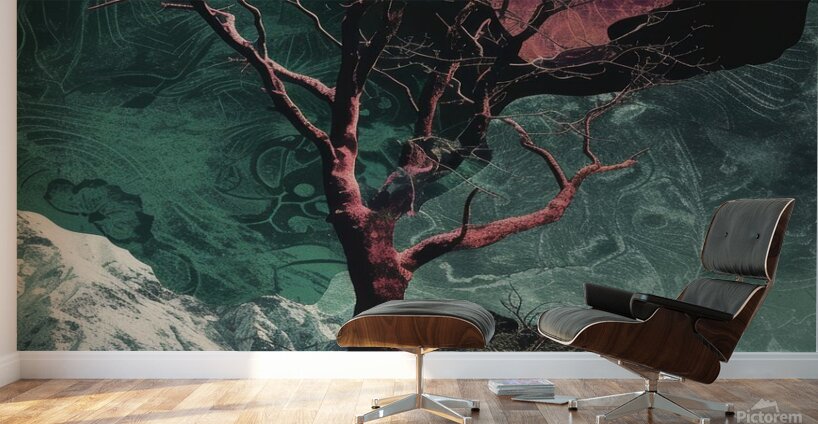 night sky nature tree night landscape forest gala Wall Murals