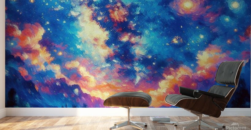 A Vibrant and Expressive Painting Inspired by Van Gogh’s Masterpiece 6 Wall Murals