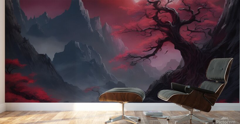 the ethereal beauty of a mystical landscape und Wall Murals