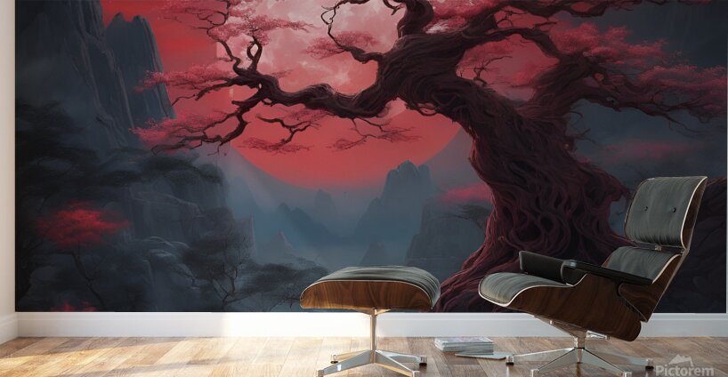 the ethereal beauty of a mystical landscape und Wall Murals