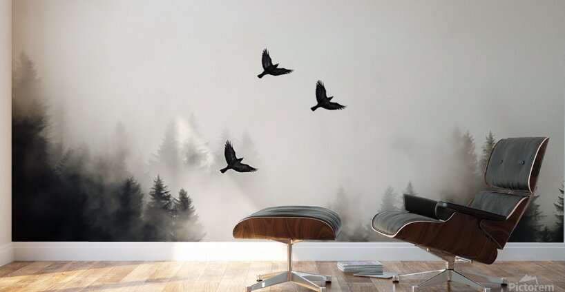 Flying Over -  3:4 ratio Wall Murals