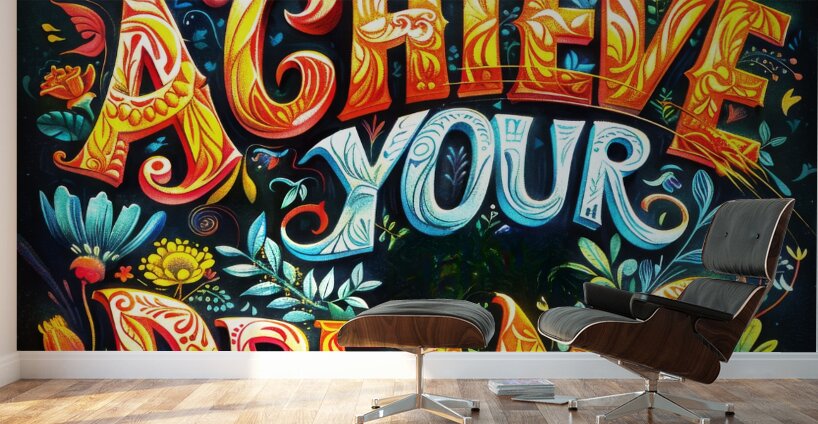 Achieve Your Dreams 4 Wall Murals