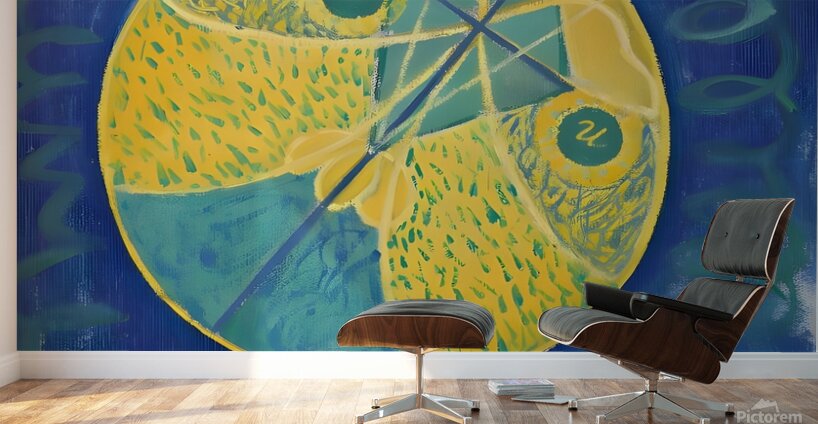 Hilma af Klint - Primordial Chaos No. 7 Group I 1906-1907 Wall Murals