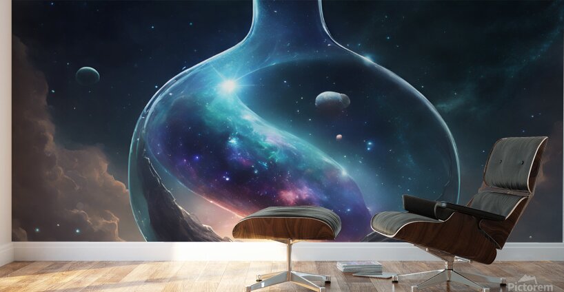 Universe in a Bottle Wall Murals