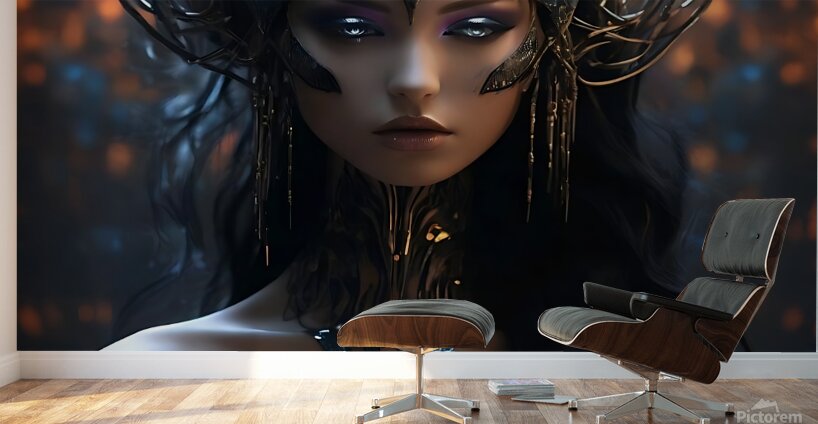 Flames of Grace: Lady of Fire Wall Murals