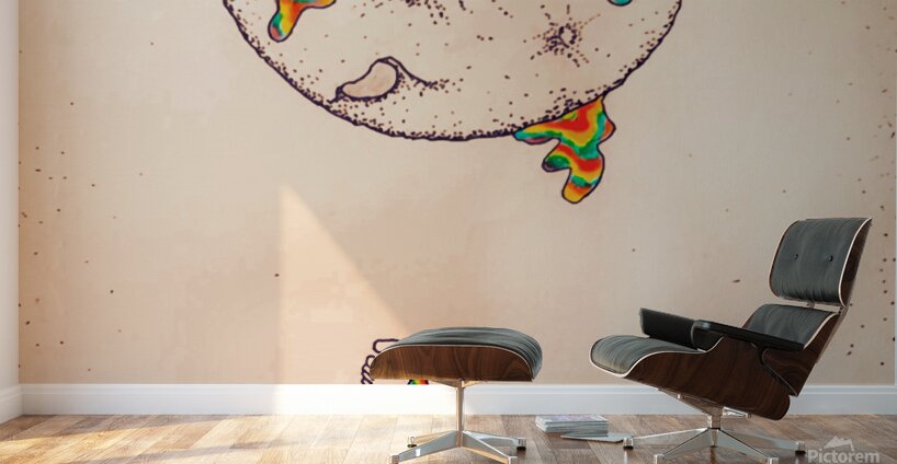 The Moon drips Wall Murals