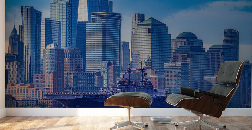 USS Wasp on the Hudson Wall Murals