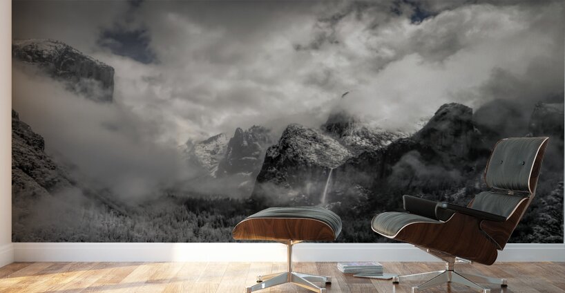 Yosemite Lingering  Storms Wall Murals