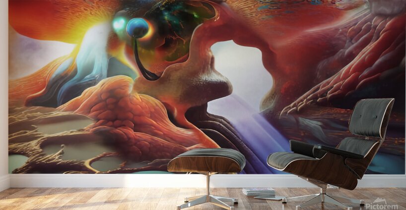 Primordial Illumination Wall Murals