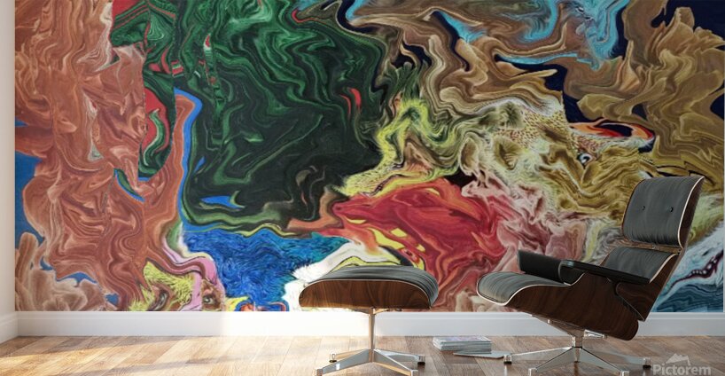 Abstract 51 by Binod Dawadi Wall Murals