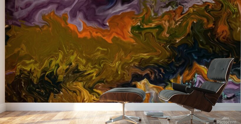 Abstract 109 by Binod Dawadi Wall Murals