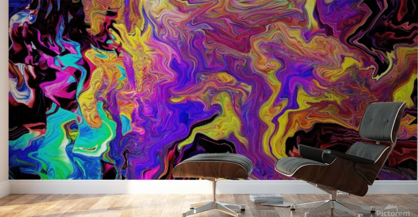 Abstract 106 by Binod Dawadi Wall Murals