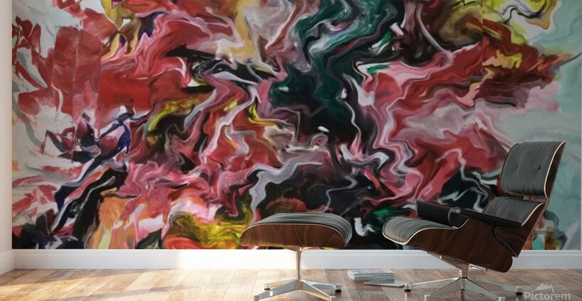 Abstract 26 by Binod Dawadi Wall Murals