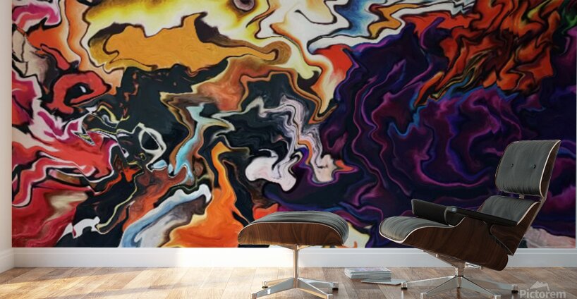 Abstract 30 by Binod Dawadi Wall Murals