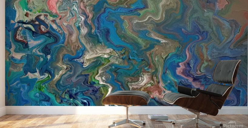 Abstract 34 by Binod Dawadi Wall Murals