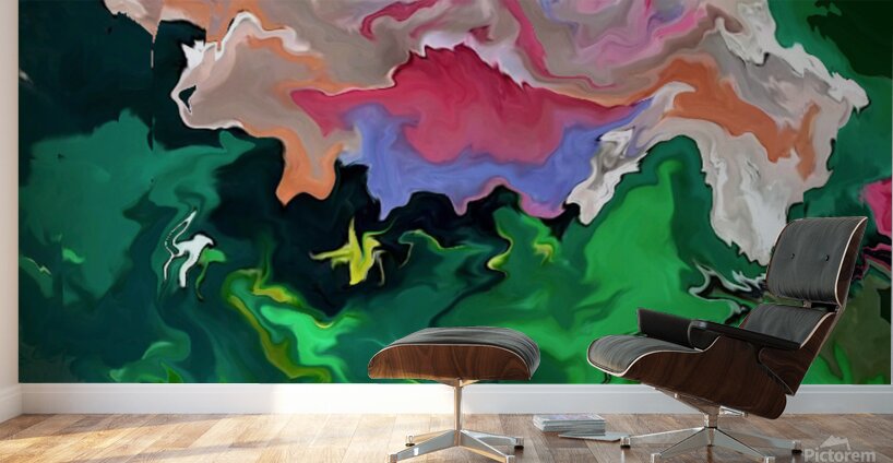 Abstract 35 by Binod Dawadi Wall Murals