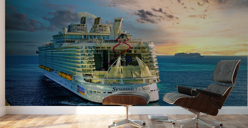 Symphony of the Seas Leaving CocoCay Wall Murals