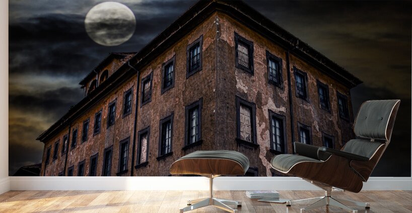 Old Building on Via St Maria in Pisa Wall Murals