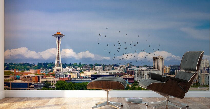 Seattle From Sea Wall Murals