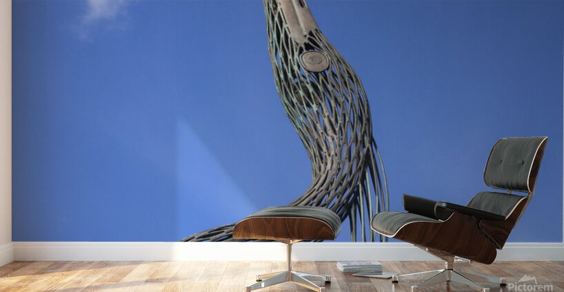 Heron Profile Wall Murals