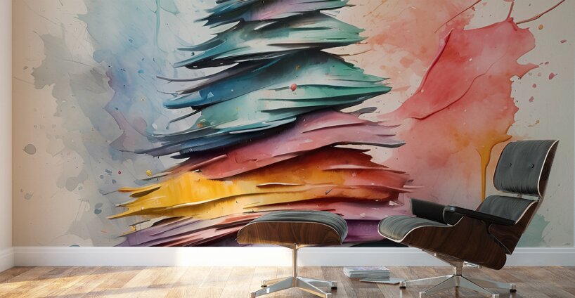 Christmas tree Wall Murals