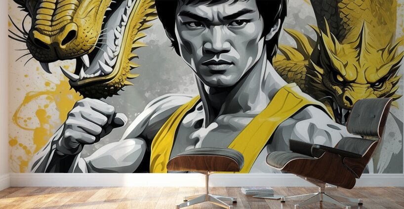 Bruce Lee Wall Murals