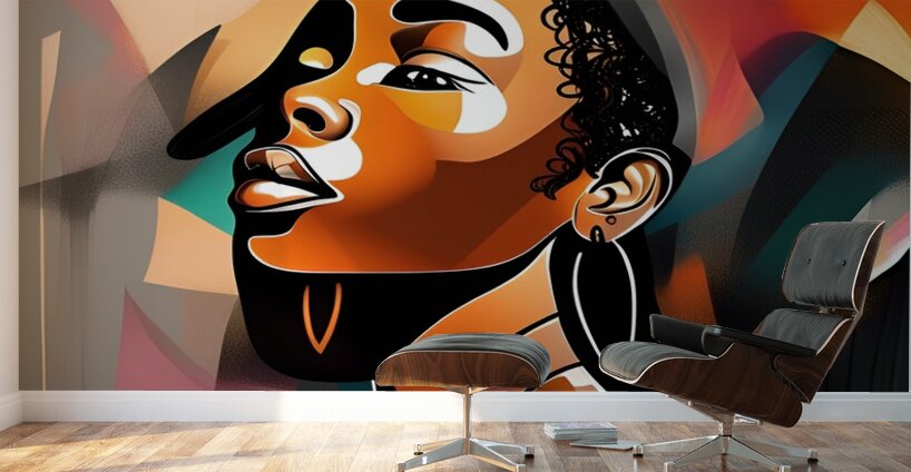African Lady 23 Wall Murals