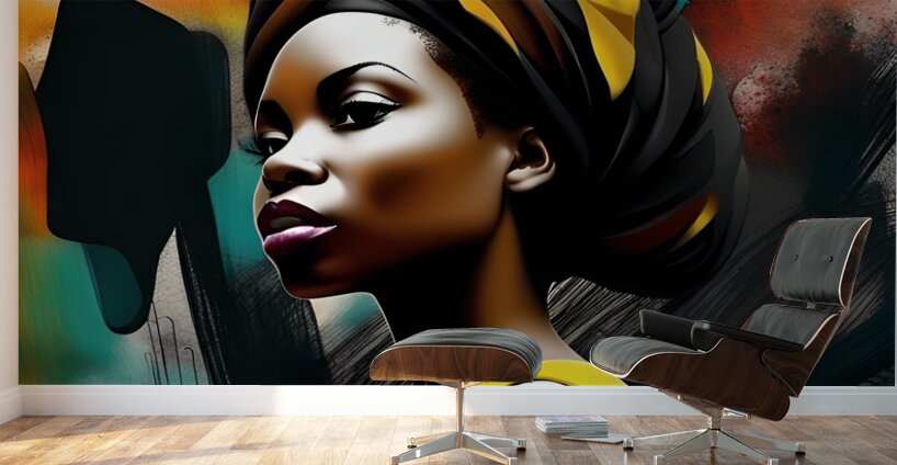 African Lady 18 Wall Murals