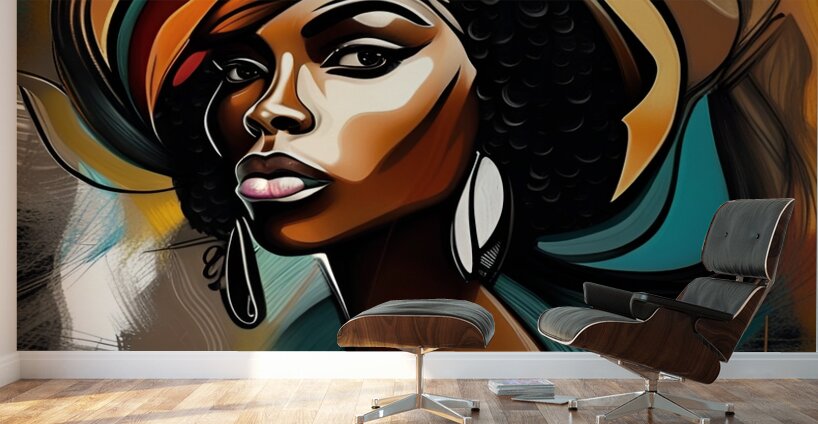 African Lady 40 Wall Murals