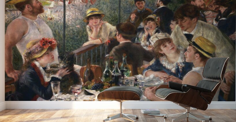 Pierre Auguste Renoir 1841 1919 Luncheon of the Boating Party 1881 Wall Murals