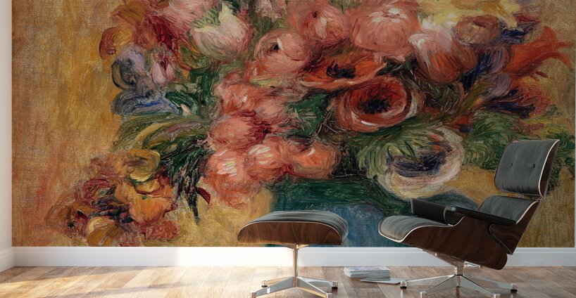 Pierre Auguste Renoir 1841 1919 Vase of Flowers Vase de fleurs  1889 Wall Murals