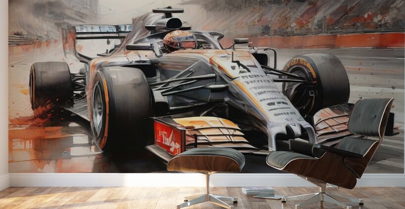 formula 1 race Wall Murals