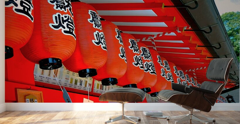 Japan - The Red Temple 15 Wall Murals