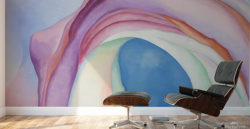 Georgia O Keeffe - Music Pink and Blue  No. 2 . 1918 Wall Murals