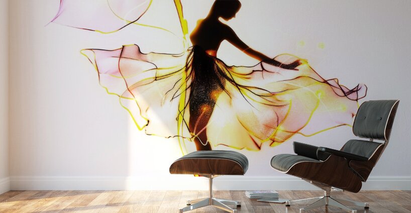 Flower Icon Wall Murals