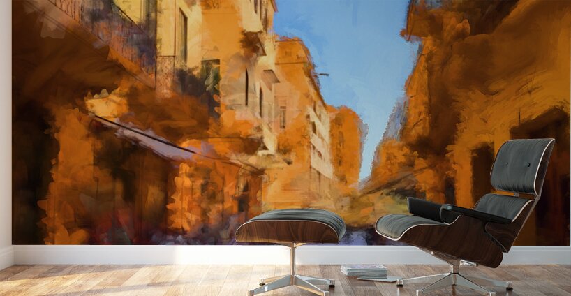 Street of Sunkiss Wall Murals