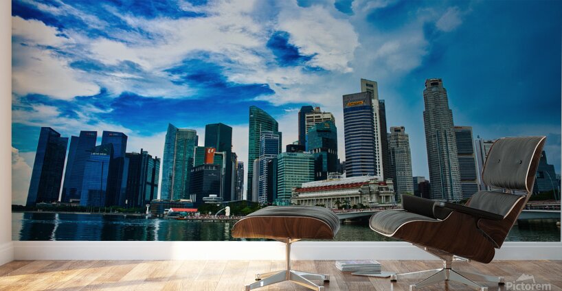 Marina Bay Skyline Singapore Wall Murals