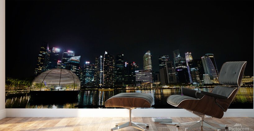 Reflections of Marina Bay Wall Murals