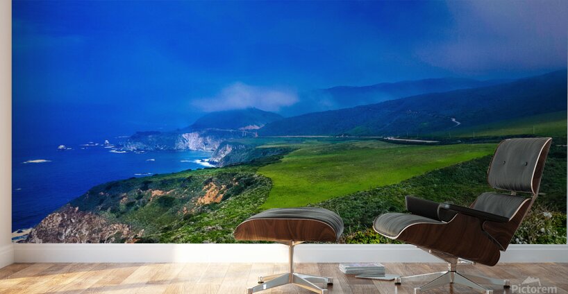 Mist Over Big Sur Wall Murals