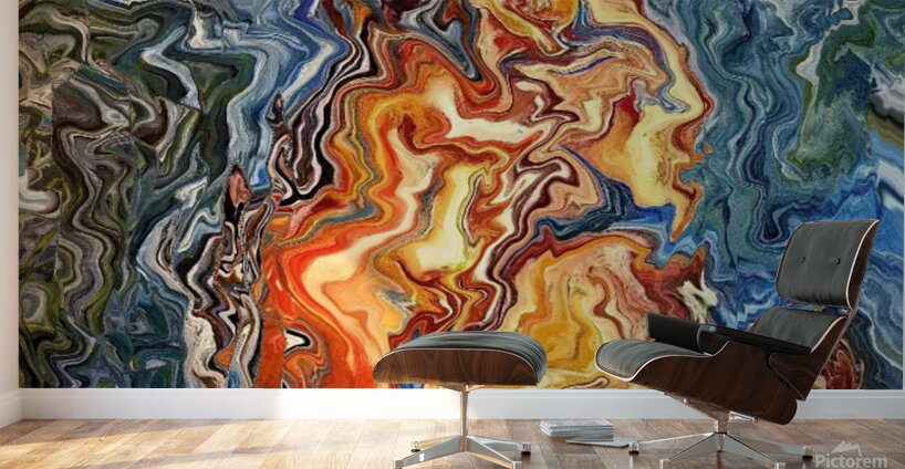 Abstract  62 by Binod Dawadi    Copy 2 Wall Murals