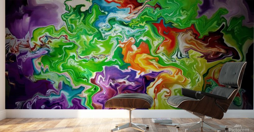 Abstract 286 by Binod Dawadi Wall Murals